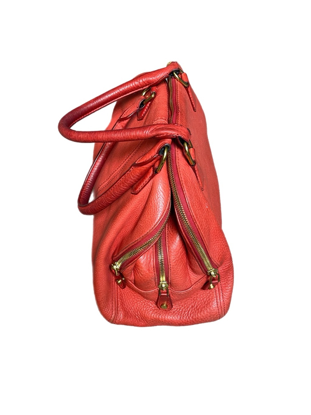 J. Crew Biennial Satchel 100% Genuine Pebbled Leather Bag